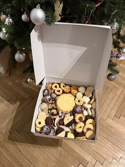 Máslové vánoční cukroví poslední krabice 2,2 kg