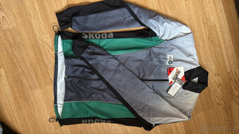 Pánská cyklo bunda Škoda Wind and waterproof membrane