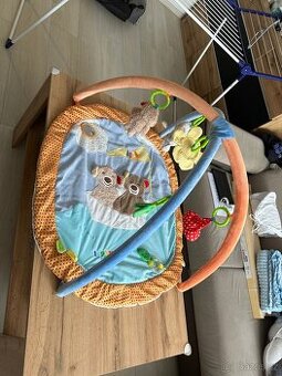 Hrací deka/podložka s hrazdičkou zvířecí kamarádi