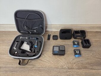 GoPro HERO 10 Black + bohaté příslušenství (TOP stav)