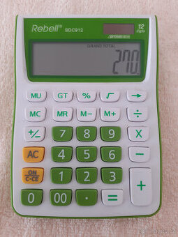 Dvě solární kalkulačky