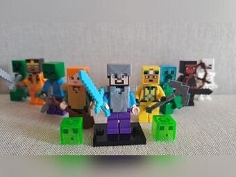 ⛏️ Lego Minecraft figurky - Mix ⚔️