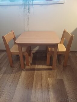Dětký stolek Maty + dvě dětské židle