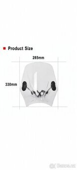 Plexi štít na moto