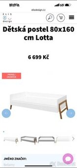 Dětská postel 160x80