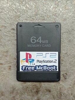 PS2 64mb FMCB karta pro PlayStation 2 "čip ps2"