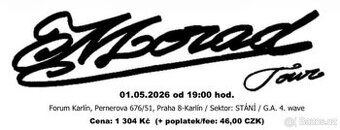 Lístek na Morada v Praze