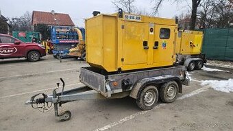 Prodám elektrocentrála 60KVA s podvozkem.