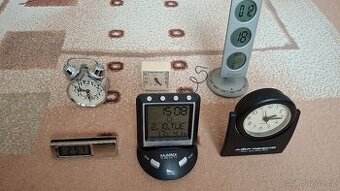 Hodiny, radiobudík, meteostanice
