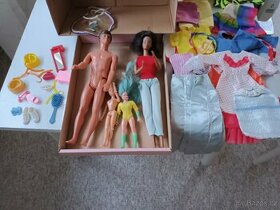 Panenka Barbie,Ken s oblečky a doplňky
