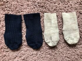 Sada 2 párů vlněných ponožek - 1