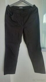 Dámské hnědé plátěné kalhoty, vel. 48, zn. Pionier - 1