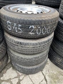 Plech disky 5x139,7 včetně pneu 205/65R16 C