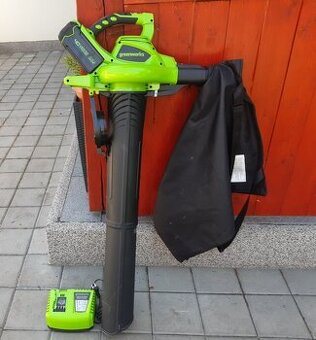 AKU fukar/vysavač Greenworks