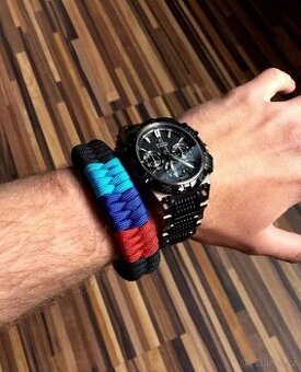 NOVÝ Náramek paracord BMW