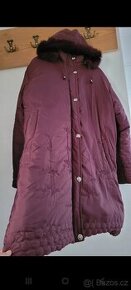 Italská zateplená dlouhá bunda Bocslia, velikost XXL-3xl