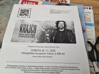 Vstupenky na Richarda Krajča