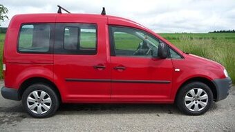 WV Caddy 1,9 TDi, LIFE kombi, 77 kW, 2010, závěs.