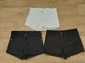 Divci šortky, kraťasy H&M vel 140/146