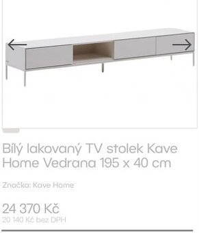 Stolek pod TV , TV skříňka vedrana,kave home bonami