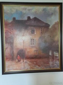 Obraz Nokturno ve staré Praze