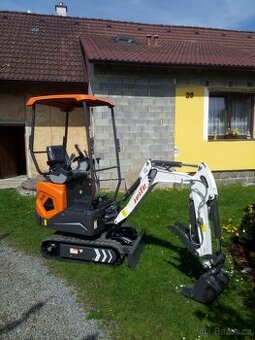 Bagr minibagr LeiTe LT 1012 Pro Kubota D722 joysticky