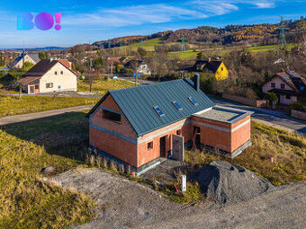 Prodej hrubé stavby moderního rodinného domu 4+kk v Palkovic