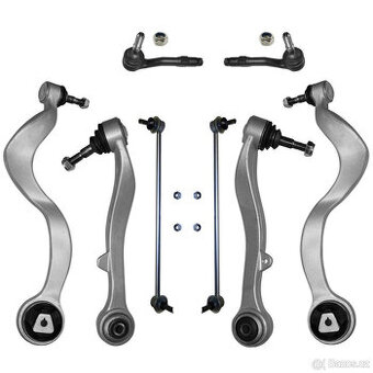 Náprava,Ramena,8 dílný set ramen na přední nápr BMW E65