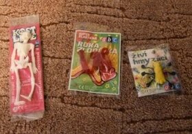 koupím takovéto podobné hračky vkládané do časopisu ABC
