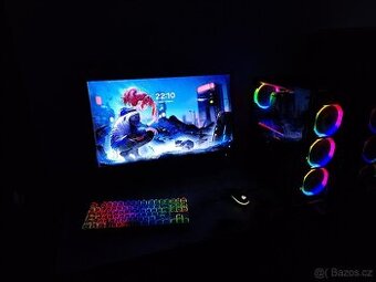 Herní počítač R7 5700X+RX5700XT 8GB (ram 1x16GB) (MSI 180HZ)