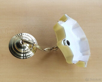 Hezký starý mosazný lustr / stropnice