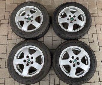 Fabia 1, ALU kola letní pneu Barum Bravuris 5HM 185/60 R14