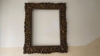 Starý velký rám obrazu