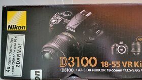 Digitální zrcadlovka Nikon 3100 - 1