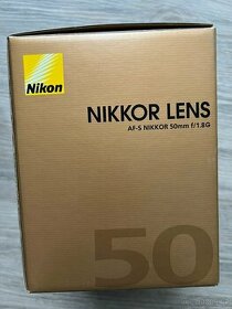 Nikon objektiv Nikon F AF-S 50mm f/1.8G