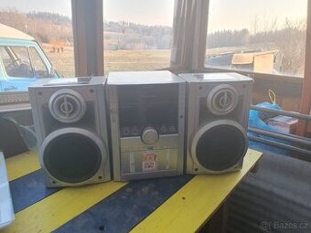Hi-fi Panasonic + ovladač, funkční