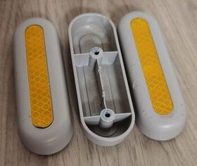 Kryt zadní vidlice šedý pro koloběžku Ninebot Max G30