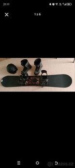 Snowboard+příslušenství
