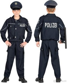 Dětský karnevalový kostým policie 5-8 let