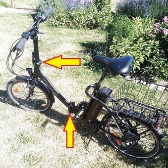 Prodám elektrokolo skládací APACHE do kufru osobního auta
