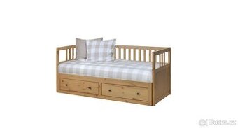 Rozkládací postel IKEA Hemnes - přirodní borovice