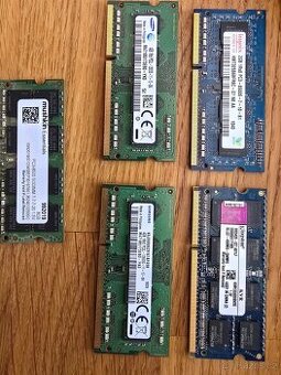 DDR3 a DDR4 SO-DIMM RAM pro NTB