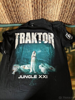 TRAKTOR JUNGLE XXI pánské triko oboustranné L nenošené