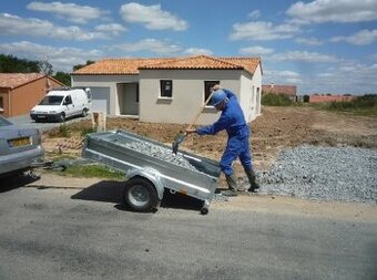 AKCE - SKLÁDACÍ multifunkční přívěs - složený 38cm, 130 km/h