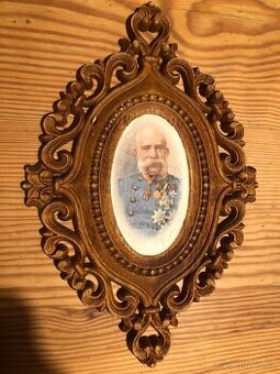 Franz Josef na dřevě