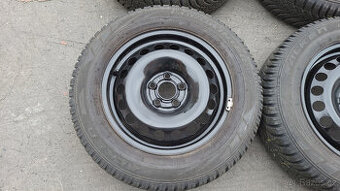 Téměř nová zimní kola 15" 5x100 Škoda Fabia 4