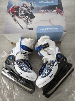 Dětské zimní brusle (nastavitelné) - S (30-33)