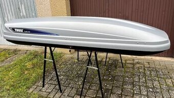 THULE PACIFIC 500 ŠEDÝ,TOP STAV,STŘEŠNÍ BOX,RAKEV
