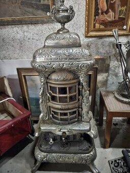 Americká kamna s kompletním příslušenstvím