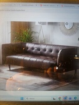 Kožená pohovka Nová